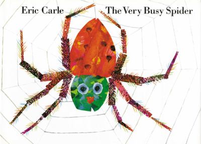 Book cover for The Very Busy Spider by Eric Carle