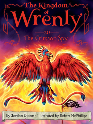 Book cover for The Crimson Spy by Jordan Quinn