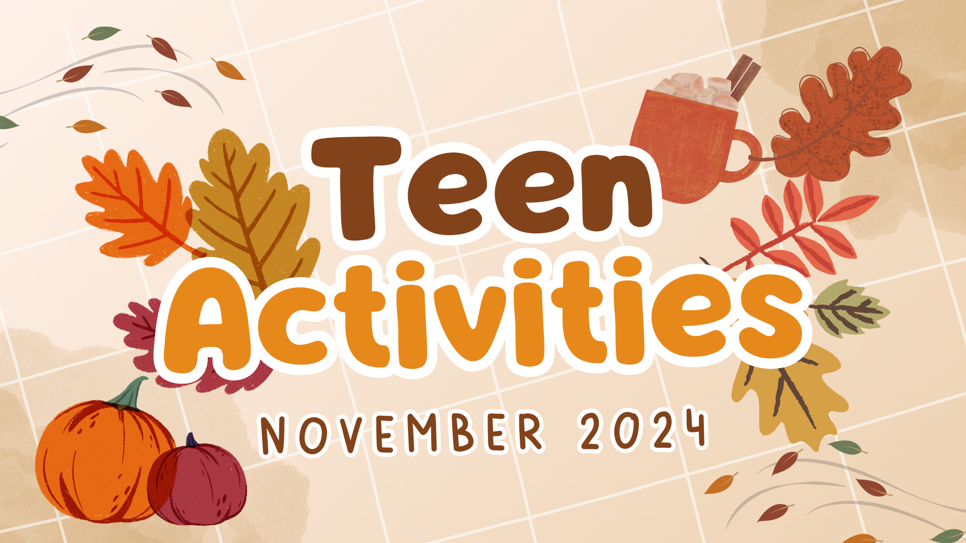 November Programs for Teens