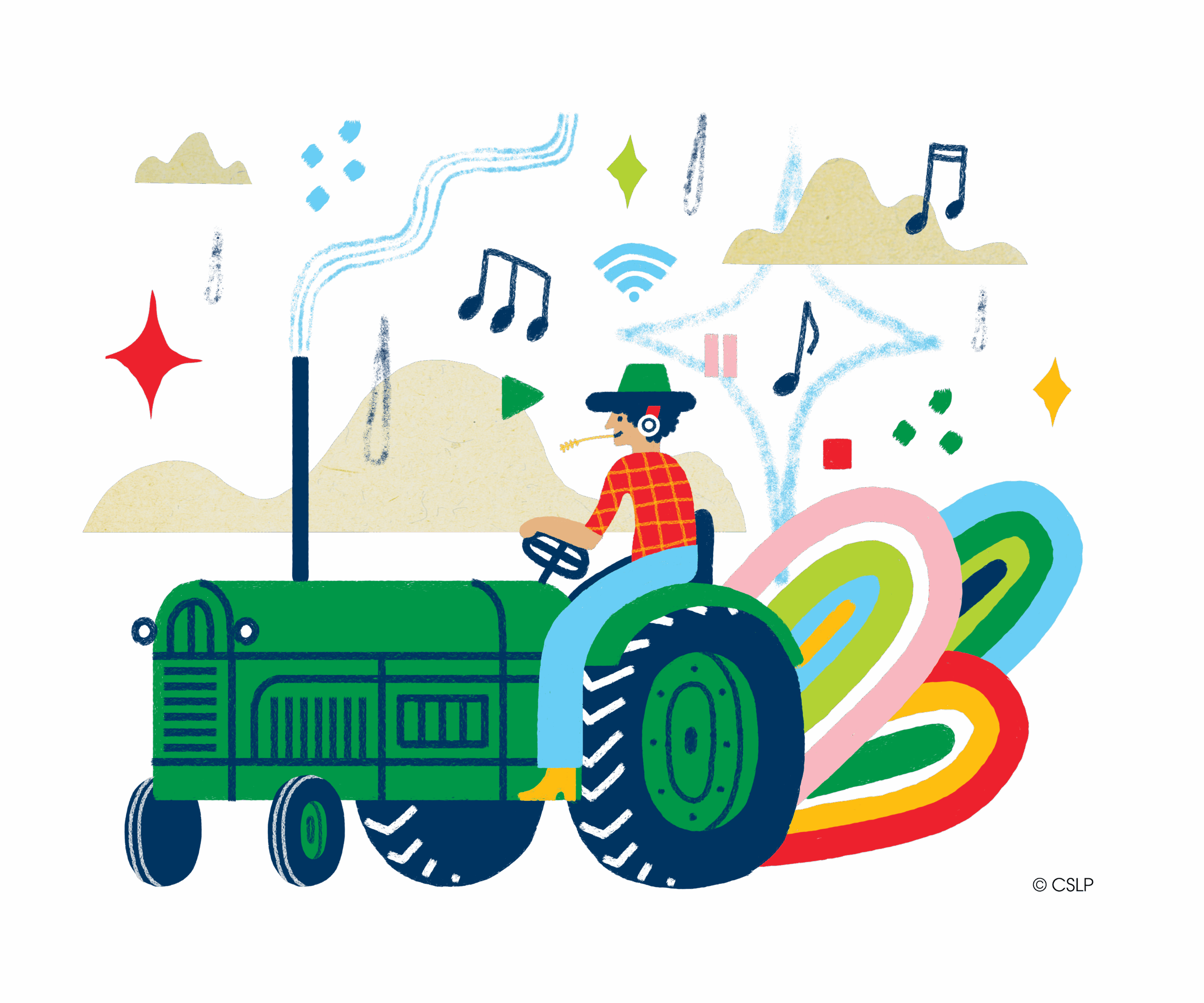 CSLP_2025_Tractor Tween Summer Reading 2025 Green