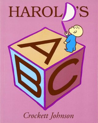 Harold's ABC by Crockett Johnson Book cover for Harold's ABC by Crockett Johnson
