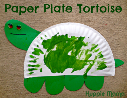 Paper Plate Turtle/Tortoise craft Make a turtle or tortoise from a paper plate.
