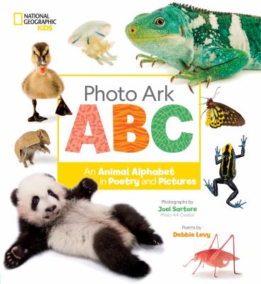 Book cover for Photo Ark ABC: An Animal Alphabet in Poetry and Pictures by Debbie Levy