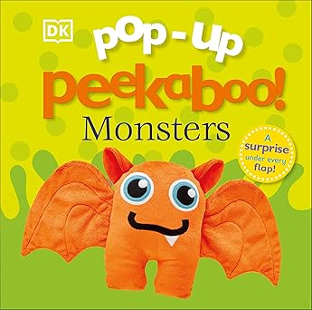 Pop-Up Peekaboo! Monsters by DK Book cover for Pop-Up Peekaboo! Monsters by DK