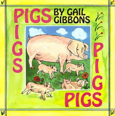 Book cover for Pigs by Gail Gibbons