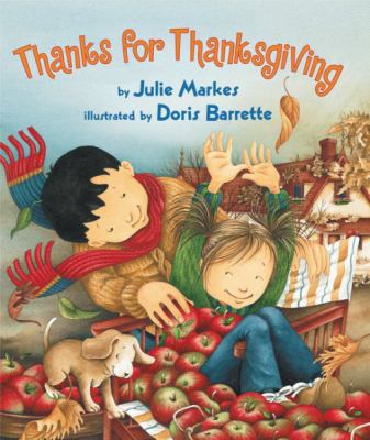 Book cover for Thanks for Thanksgiving by Julie Markes
