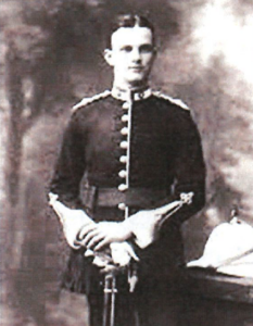 Reggie Lucy in uniform.