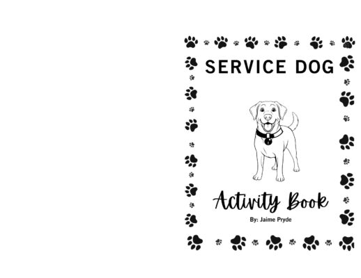 A coloring and activity booklet that teaches about service dogs.
