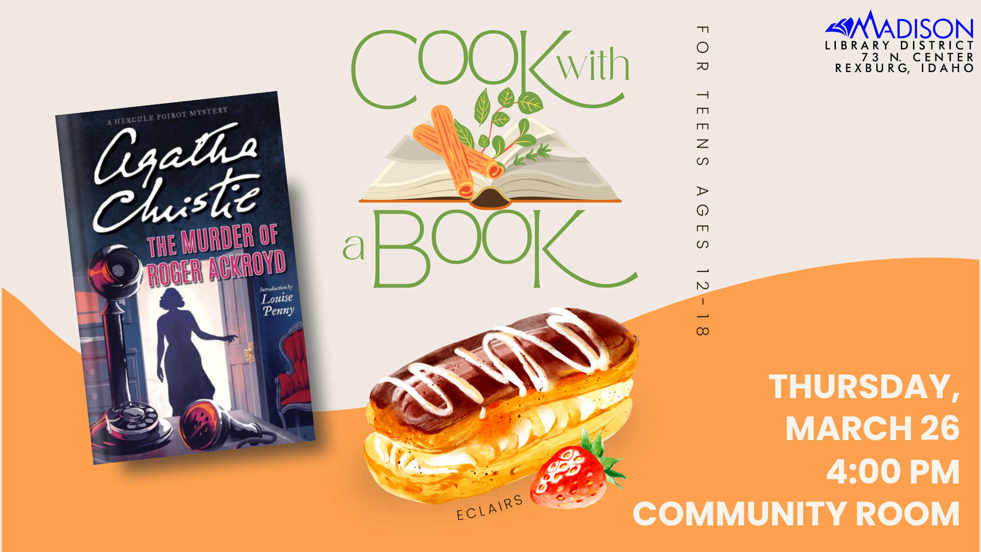 TVBLOG March Cook w-a Book Armchair Traveler Challenge Logo