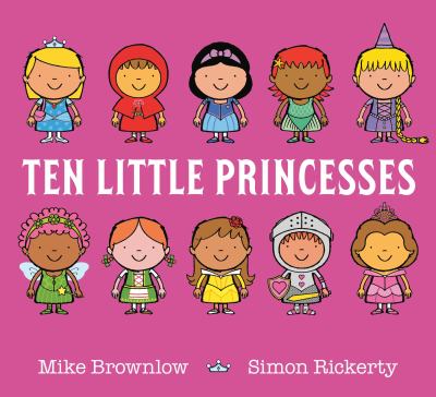 Book cover for Ten Little Princesses by Michael Brownlow