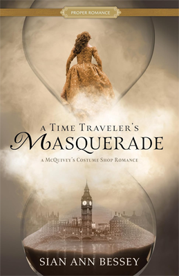 Book cover for A Time Traveler's Masquerade by Sian Ann Bessey