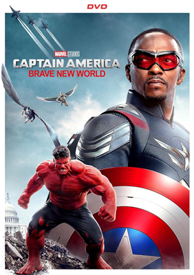 DVD cover for Captain America: Brave New World