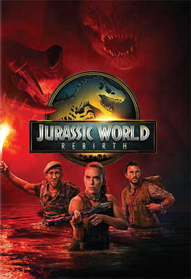 DVD cover for Jurassic World Rebirth