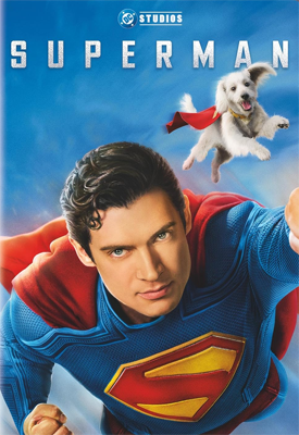 DVD cover for Superman (2025)