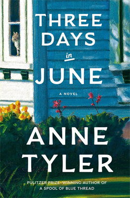 Book cover for Three Days in June by Anne Tyler