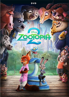 DVD cover for Zootopia 2