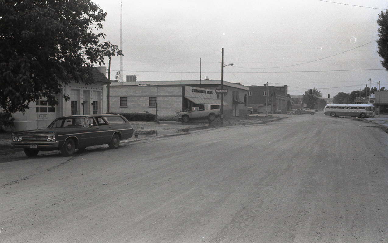 Center Street looking south west towards Main Street