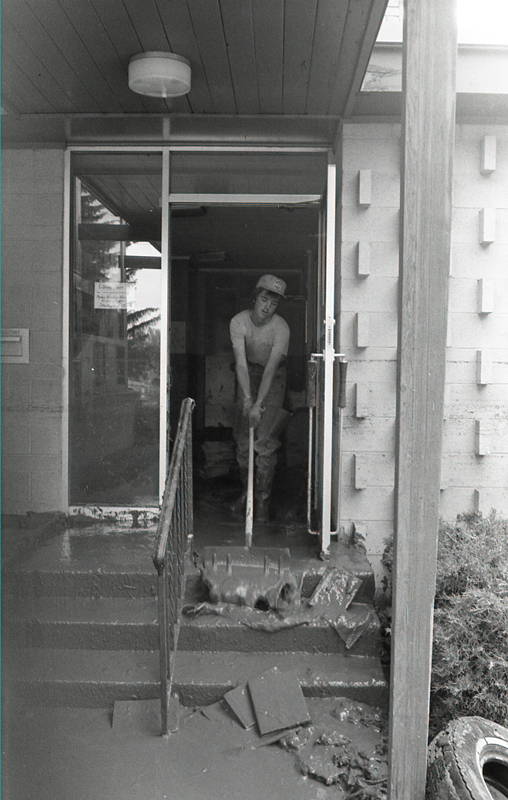 Kurt Jacobs Pushing Mud Out the Front Door