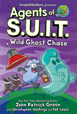 Agents of S.U.I.T.: Wild Ghost Chase by John Patrick Green Book cover for Agents of S.U.I.T.: Wild Ghost Chase by John Patrick Green