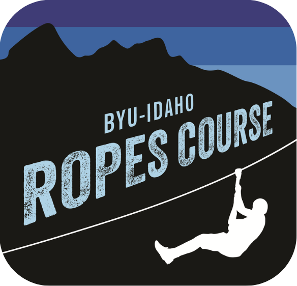 BYU Idaho Ropes Course logo Karie Anne's Logo