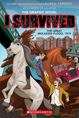 I Survived the Great Molasses Flood, 1919, by Georgia Ball Book cover for I Survived the Great Molasses Flood, 1919, by Georgia Ball
