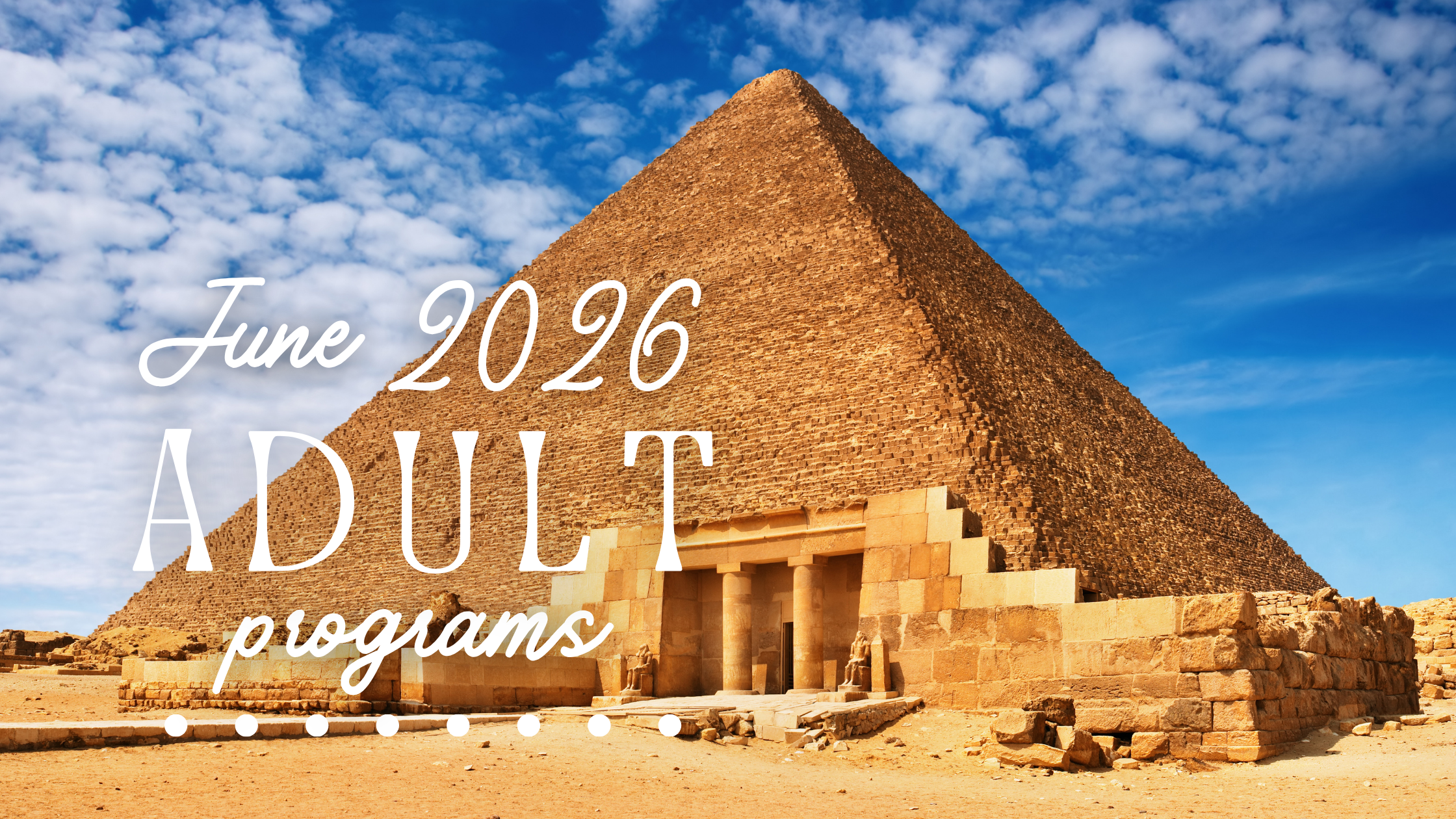 June 2026 Events for Adults