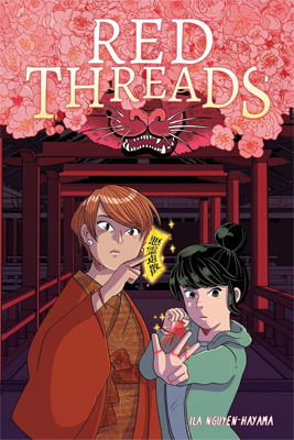 Red Threads by Ila Nguyen Hayama Book cover for Red Threads by Ila Nguyen Hayama
