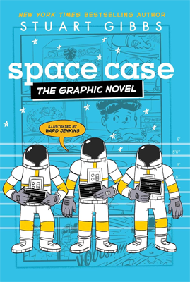 Space Case: The Graphic Novel by Stuart Gibbs Book cover for Space Case: The Graphic Novel by Stuart Gibbs