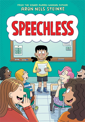 Speechless by Aron Nels Steinke Book cover for Speechless by Aron Nels Steinke
