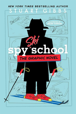 Spy Ski School: the Graphic Novel by Stuart Gibbs Book cover for Spy Ski School: the Graphic Novel by Stuart Gibbs