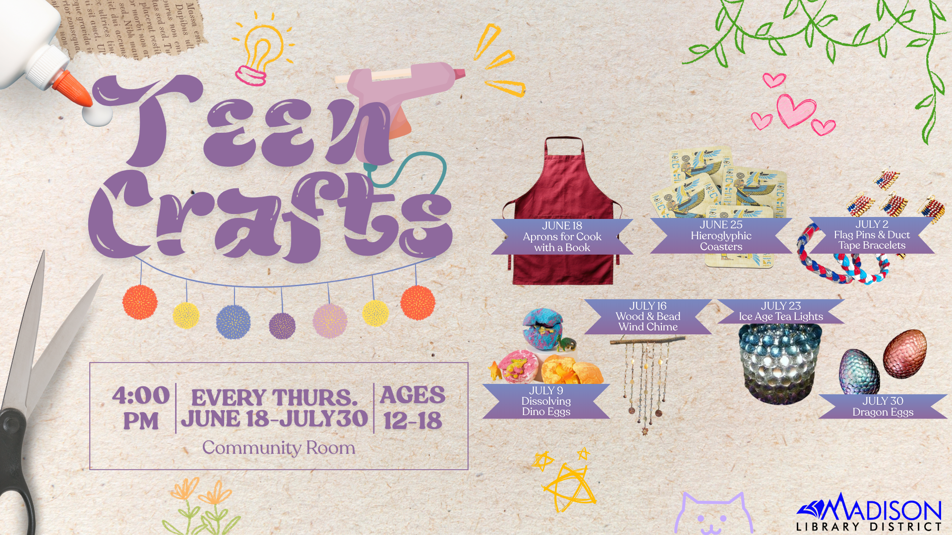 TVBLOG June-July Teen Crafts