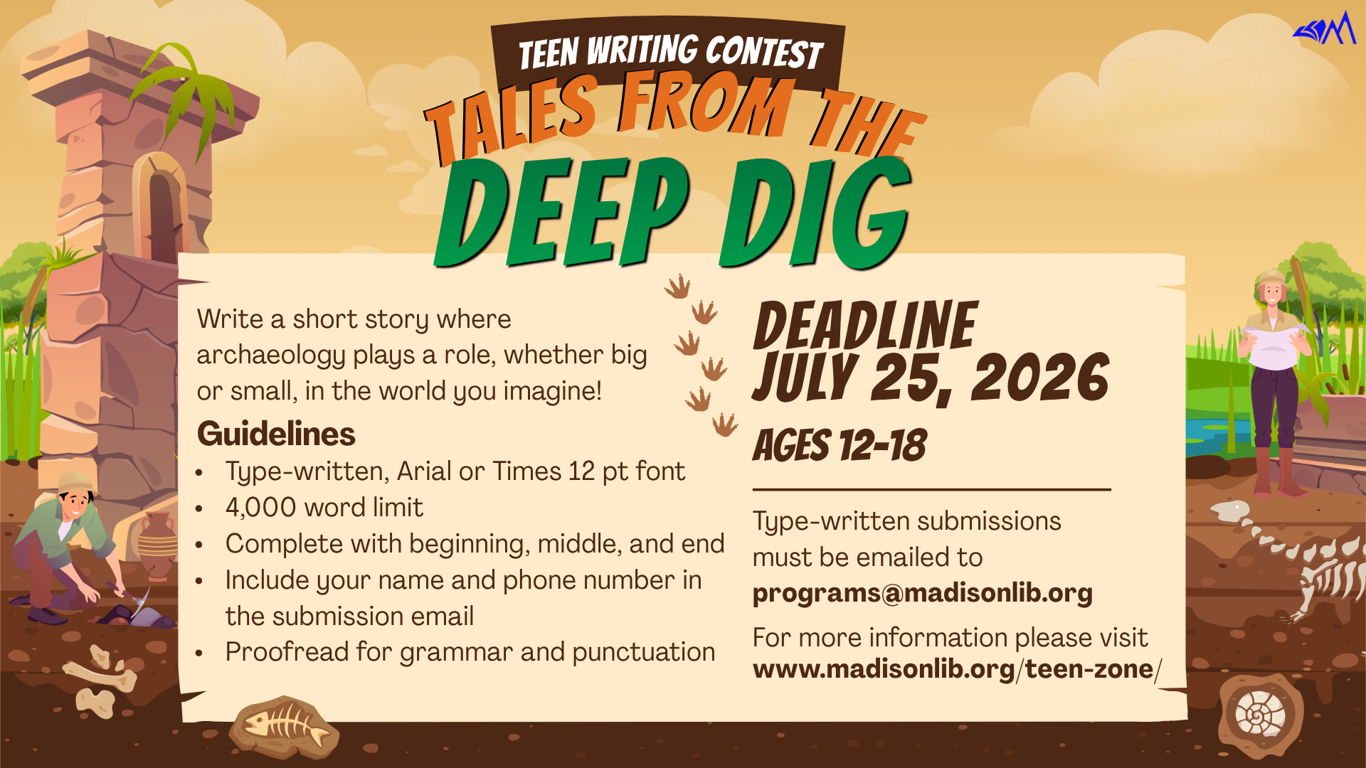 TVBLOG Teen Writing Contest Armchair Traveler Challenge Logo