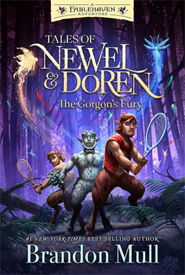 The Gorgon's Fury by Brandon Mull Book cover for The Gorgon's Fury by Brandon Mull