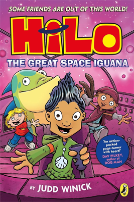 The Great Space Iguana by Judd Winick Book cover for The Great Space Iguana by Judd Winick