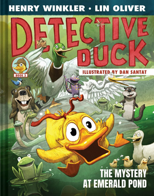 The Mystery at Emerald Pond by Henry Winkler and Lin Oliver Book cover for The Mystery at Emerald Pond by Henry Winkler and Lin Oliver