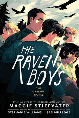 The Raven Boys: The Graphic Novel by Maggie Stiefvater Book cover for The Raven Boys: The Graphic Novel by Maggie Stiefvater