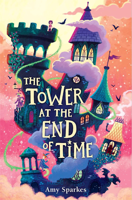 The Tower at the End of Time by Amy Sparkes Book cover for Quantum Interstellar Sports League by J. Scott Savage