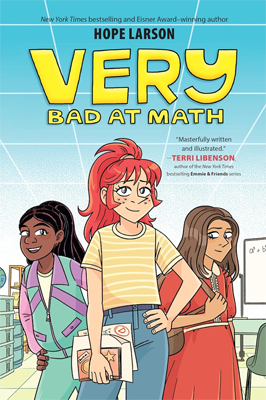 Very Bad at Math by Hope Larson Book cover for Very Bad at Math by Hope Larson