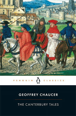 Book cover for The Canterbury Tales by Geoffrey Chaucer