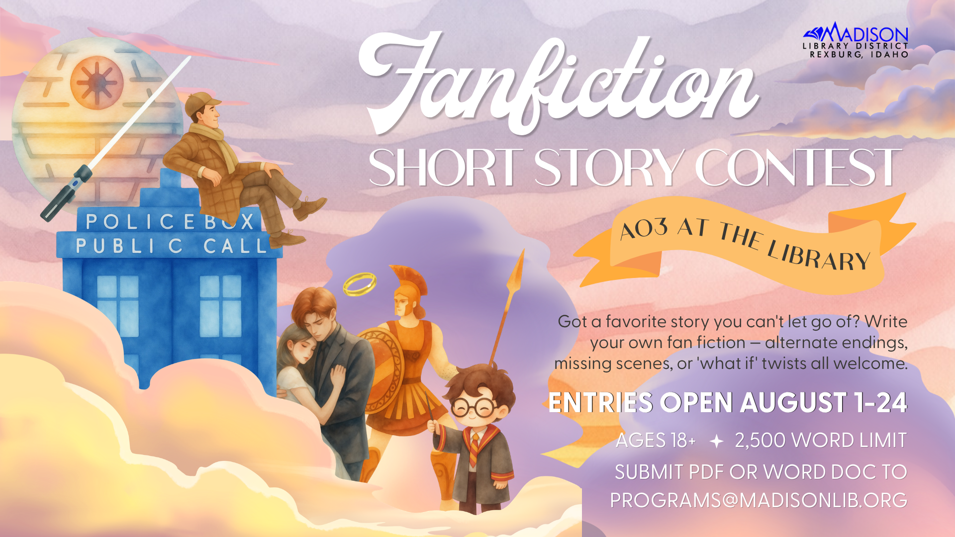 TVBLOG Fanfiction Contest Celebrate Youth 2025 logo