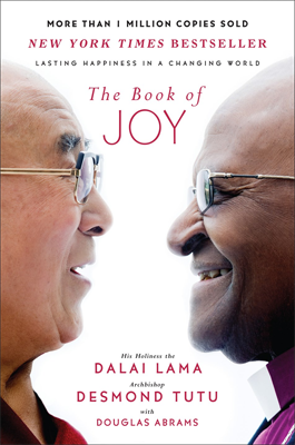 Book cover for The Book of Joy by the Dalai Lama and Desmond Tutu