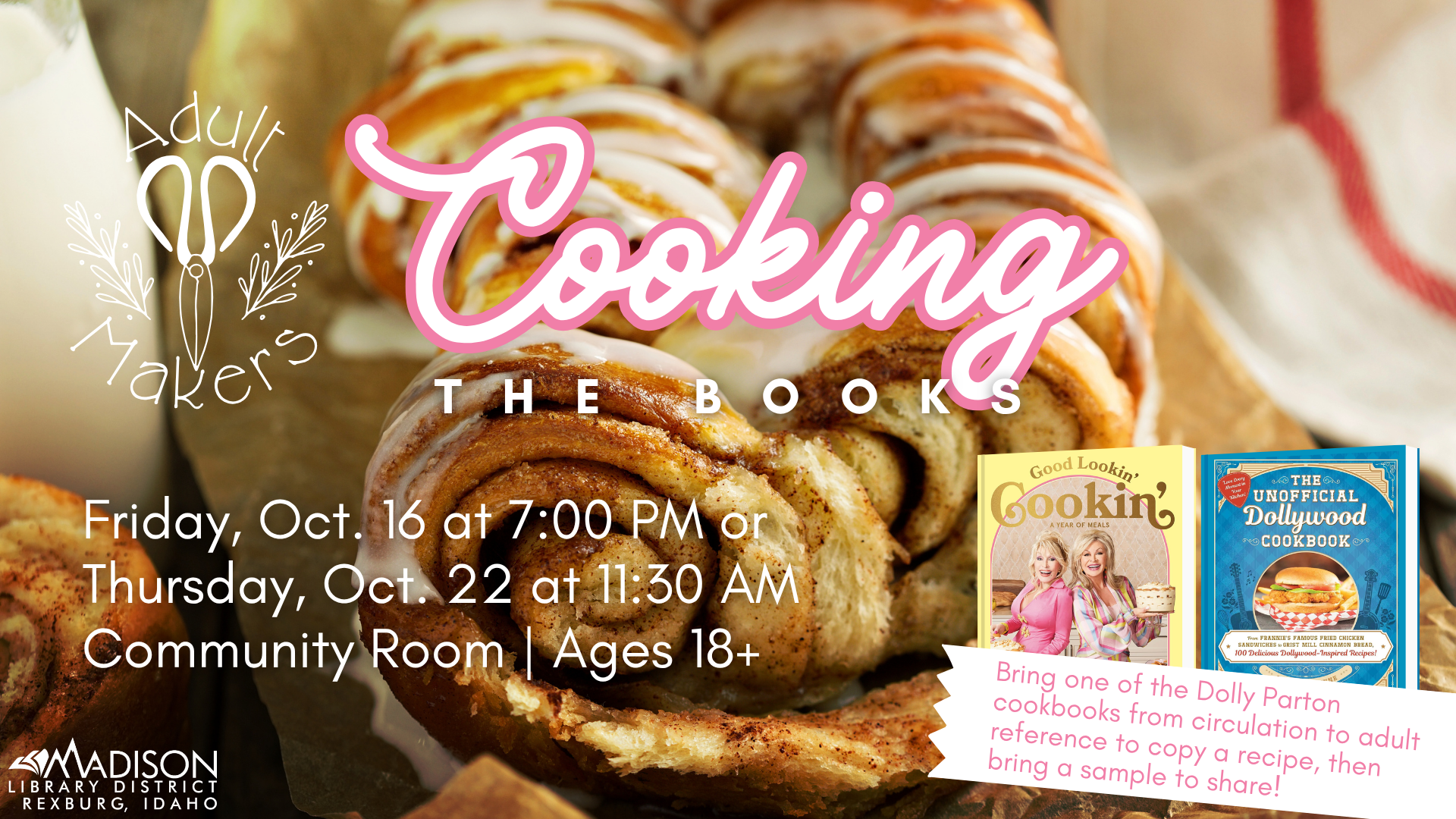 TVBLOG Oct Cooking the Books Armchair Traveler Challenge Logo