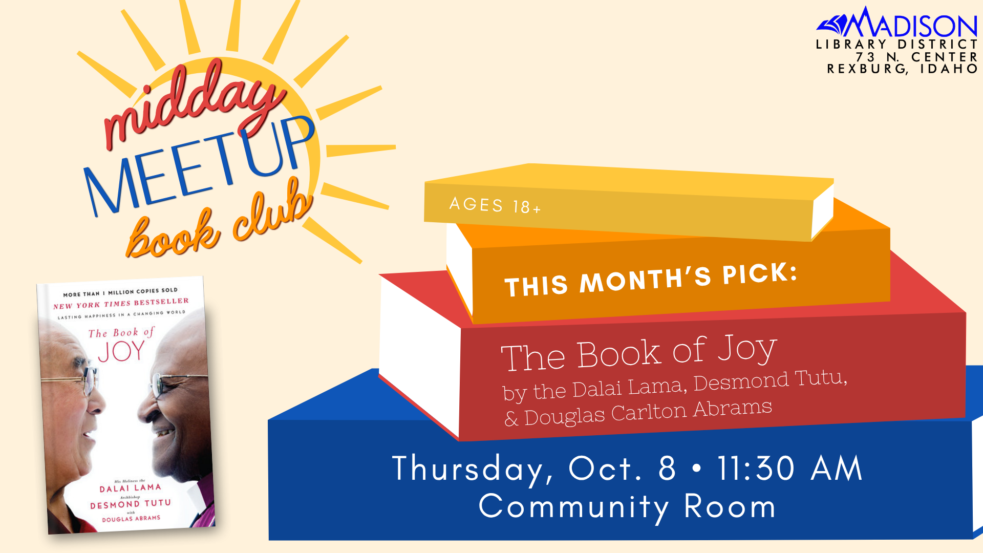 TVBLOG Oct Midday Book Club Armchair Traveler Challenge Logo